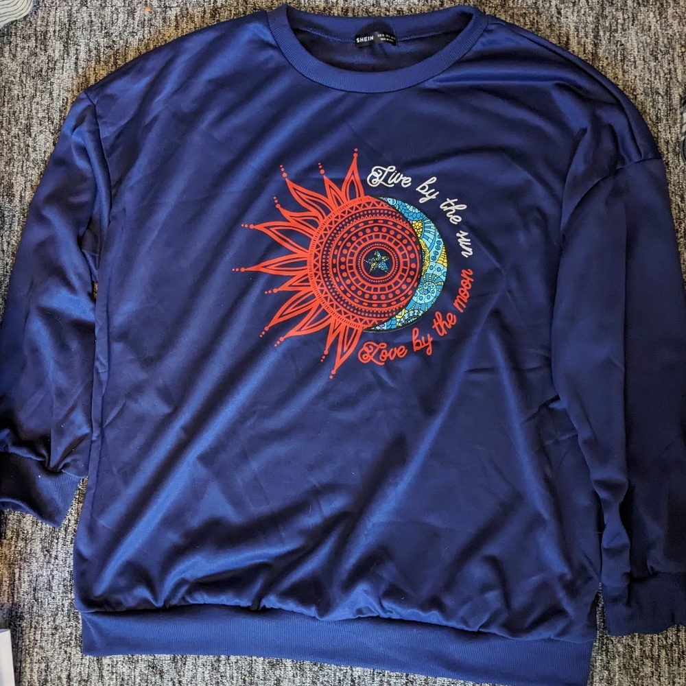 BNWT - 'Live By The Sun Love By The Moon' Sweatshirt